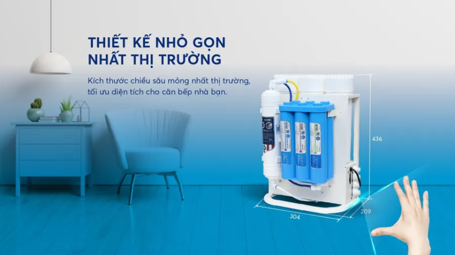 Máy lọc nước Karofi KAQ-U05 - hình ảnh thực tế 2