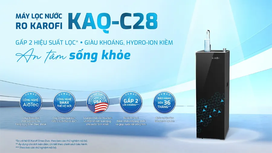 Máy lọc nước RO Karofi KAQ-C28 (937) – may loc nuoc ro karofi kaq c28 1