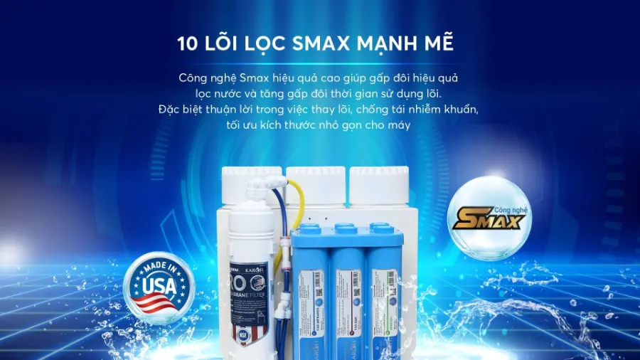 Máy lọc nước Karofi KAQ-U05 - hình ảnh thực tế 3