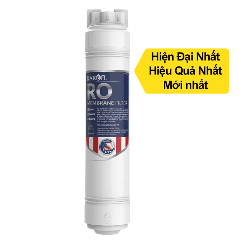 Màng RO Mỹ 50 GPD Karofi - Smart Connect chính hãng