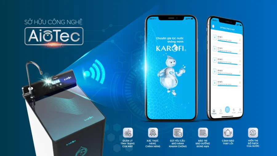 Máy lọc nước Karofi KAQ-P95 - hình ảnh thực tế 2