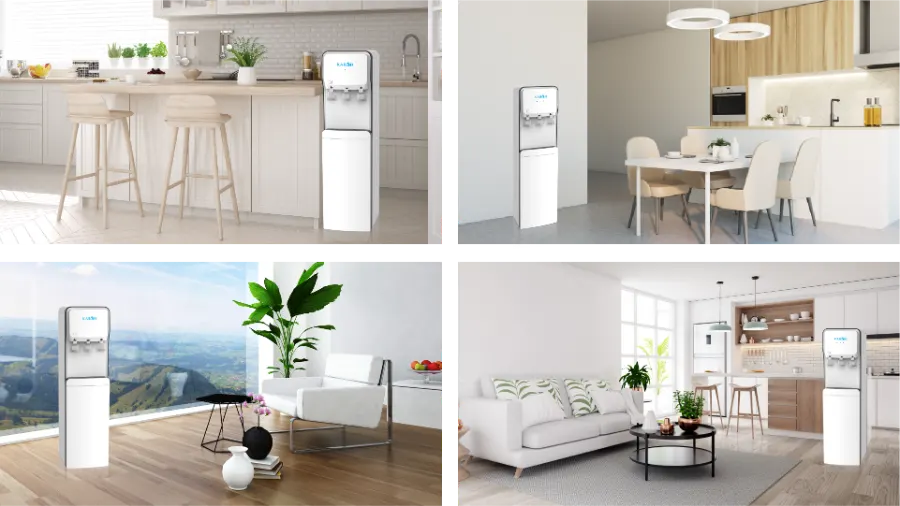 Cây nước nóng lạnh Karofi hút bình HC18 - hình ảnh thực tế 5