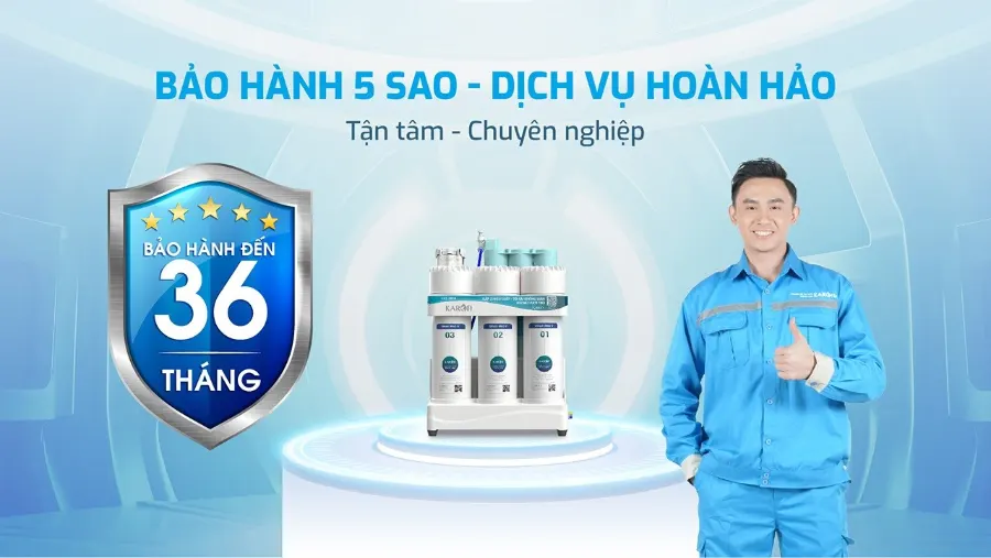 Máy lọc nước Karofi KAQ-UE03 – bao hanh may loc nuoc de gam karofi kaq ue03