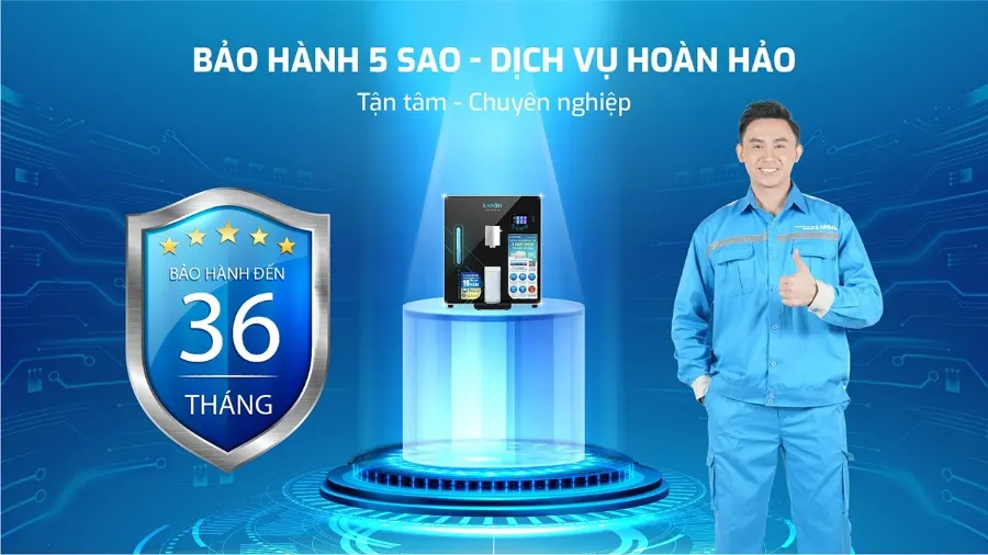 Máy lọc nước Hydro-ion kiềm Karofi DA8 PREMIUM – bao hanh may loc nuoc hydro ion kiem karofi da8 premium