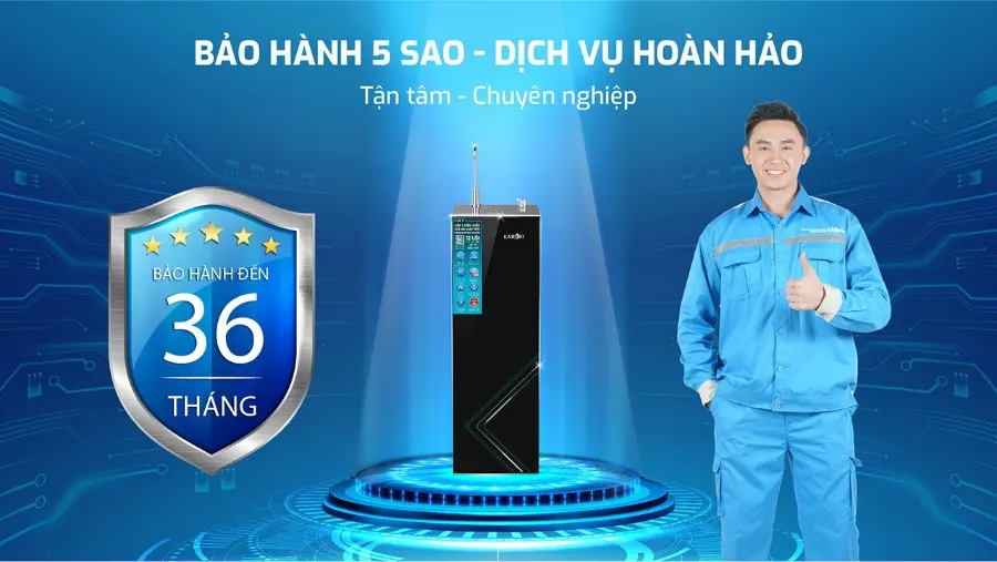 Máy lọc nước Karofi KAQ-EC19 – bao hanh may loc nuoc ro karofi kaq ec19