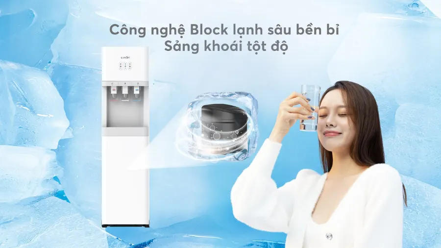 Cây nước nóng lạnh Karofi HCV208 – block lam lanh hcv208