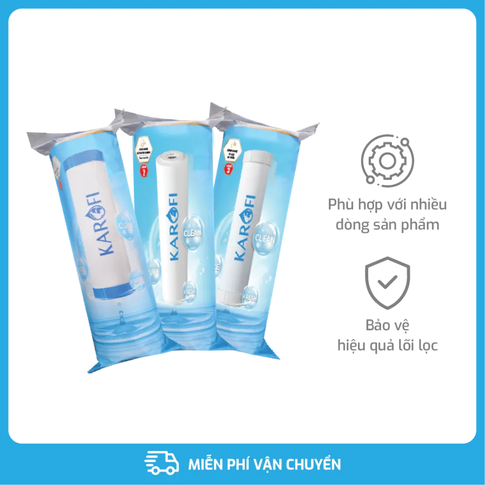 3 lõi lọc thô Karofi - Smax Duo 1, 2, 3 chính hãng