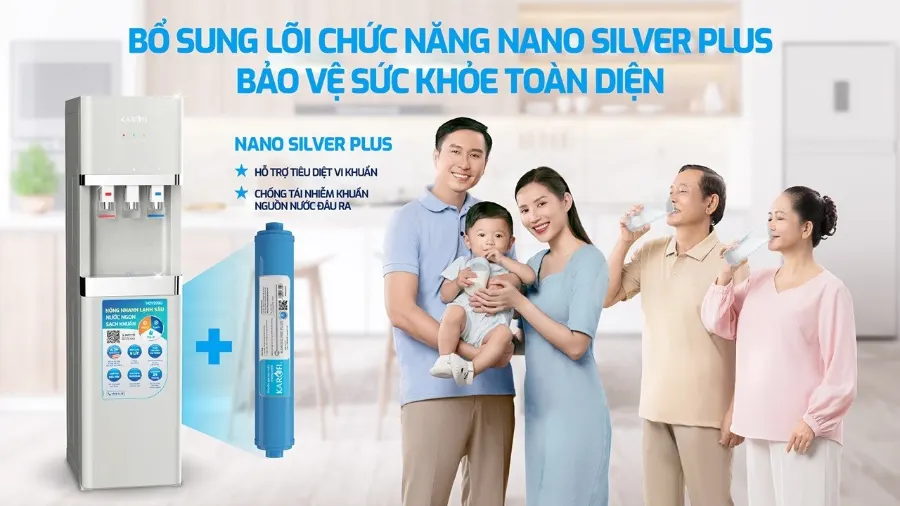Máy nóng lạnh Karofi HCV208G – cay nuoc nong lanh hut binh karofi hcv208g 5