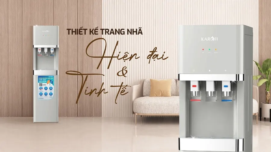 Máy nóng lạnh Karofi HCV208G – cay nuoc nong lanh hut binh karofi hcv208g 6