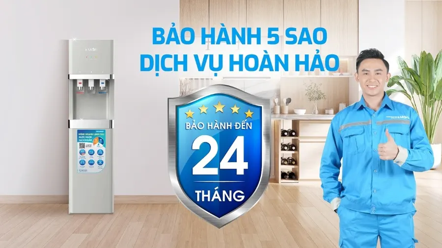 Máy nóng lạnh Karofi HCV208G – cay nuoc nong lanh hut binh karofi hcv208g 7