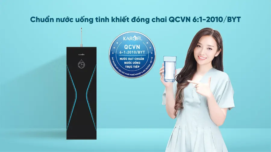Máy lọc nước Karofi KAQ-D36S – chuan qcvn may loc nuoc karofi kaq d36s