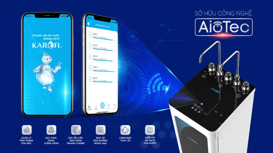 Tính năng - Máy lọc nước nóng lạnh Karofi KAD-D52