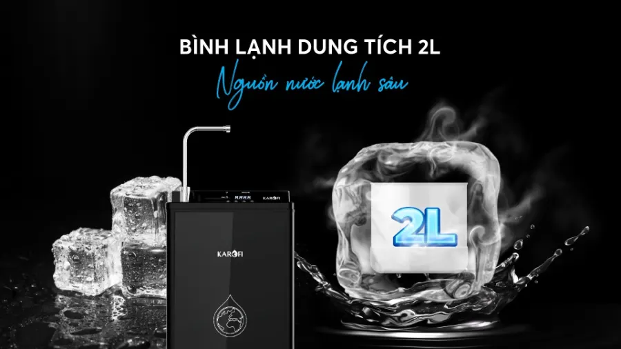 Máy lọc nước nóng lạnh Karofi KAD-D88 - hình ảnh thực tế 1