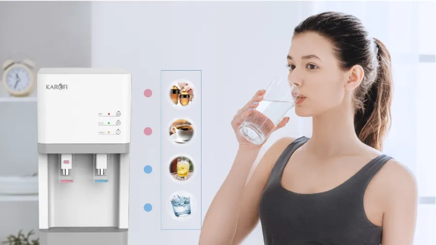 Máy làm nóng lạnh nước hút bình Karofi HCV200 - hình ảnh thực tế 2