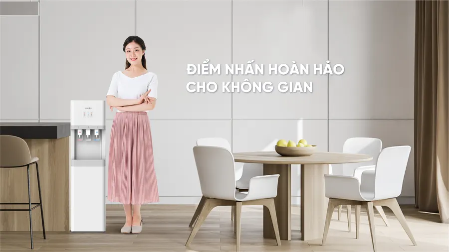 Thiết kế tinh tế, phù hợp với mọi không gian - Máy nóng lạnh Karofi HCV206