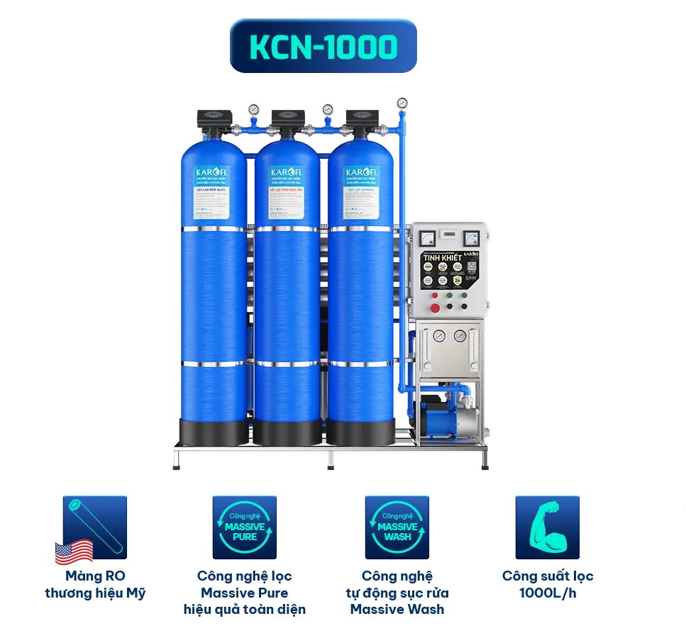 Máy lọc nước Karofi KCN-1000 chính hãng