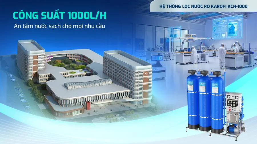 Máy lọc nước Karofi KCN-1000 – he thong loc nuoc ro karofi kcn 1000 10