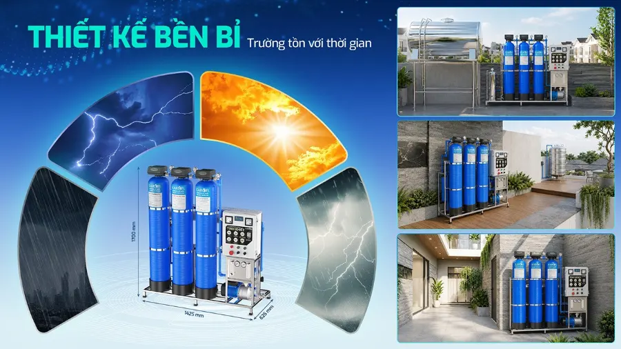 Máy lọc nước Karofi KCN-250 – he thong loc nuoc ro karofi kcn 250 cong suat lon 12