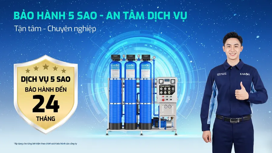 Máy lọc nước Karofi KCN-250 – he thong loc nuoc ro karofi kcn 250 cong suat lon 13