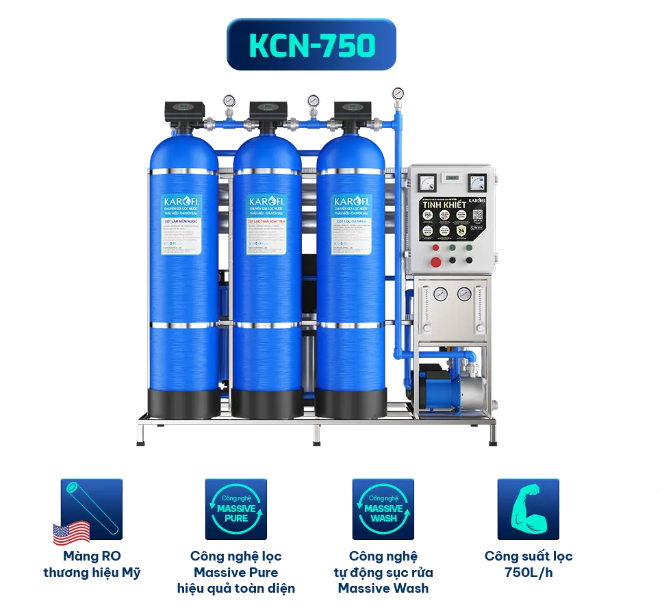 Máy lọc nước Karofi KCN-750 chính hãng