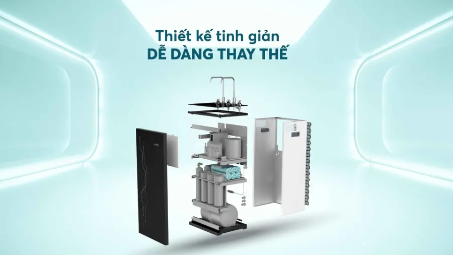 Bộ lõi Smax hiệu suất cao HP 6.0 Thiết kế Tinh giản - Dễ dàng thay thế - Bộ lõi chức năng Karofi Smax HP 6.0