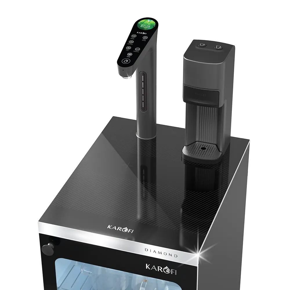 Máy lọc nước nóng lạnh Hydro-ion kiềm Karofi DIAMOND KAFÉ X68 - ảnh 6