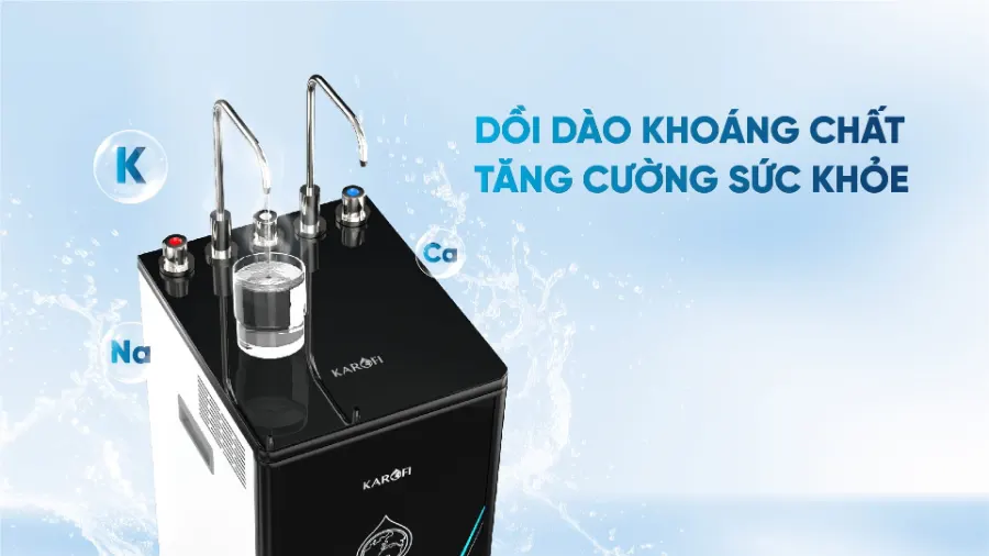 Máy lọc nước nóng lạnh Karofi KAD-D528 - hình ảnh thực tế 3