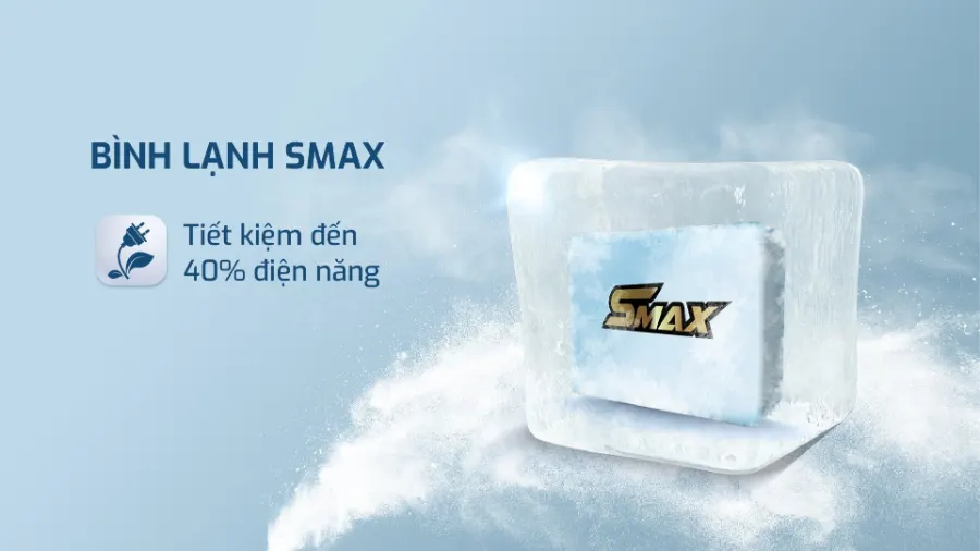 Bình lạnh Smax: Tiết kiệm đến 40% điện năng - Máy lọc nước nóng lạnh Karofi KAD-D66V