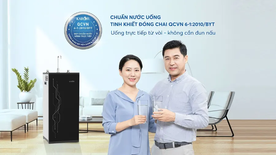 Máy lọc nước nóng lạnh Karofi KAD-I55P - hình ảnh thực tế 6