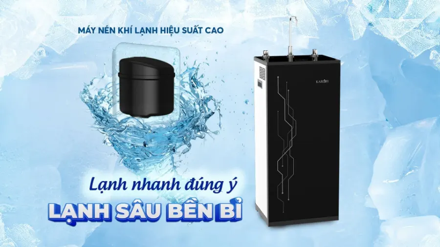 Máy lọc nước nóng lạnh Karofi KAD-I55P - hình ảnh thực tế 2