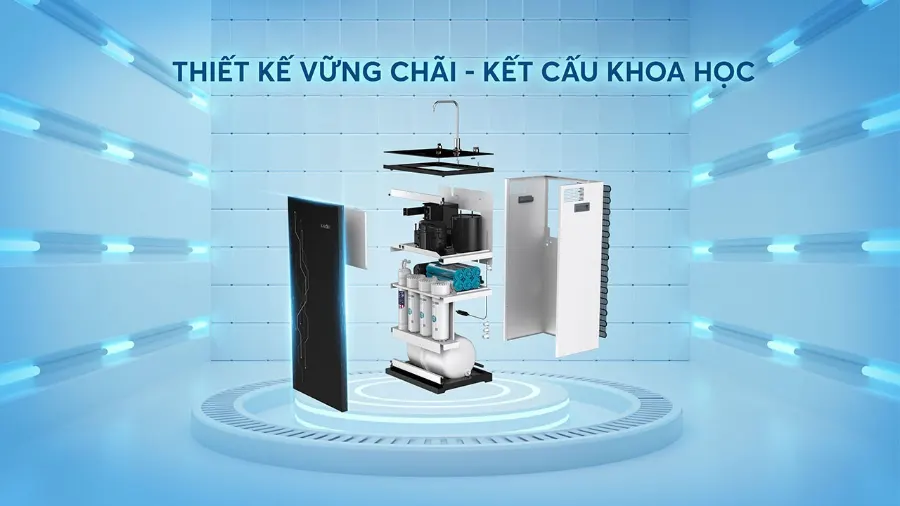 Máy lọc nước nóng lạnh Karofi KAD-I55P - hình ảnh thực tế 5