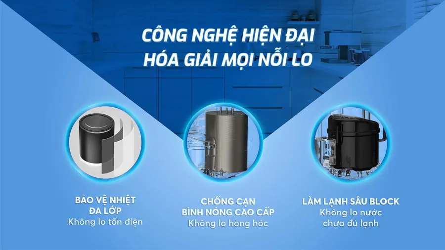 Công nghệ hiện đại, nâng tầm trải nghiệm cho người dùng – Máy lọc nước nóng lạnh Karofi KAD-L56 - Máy lọc nước nóng lạnh Karofi KAD-L56