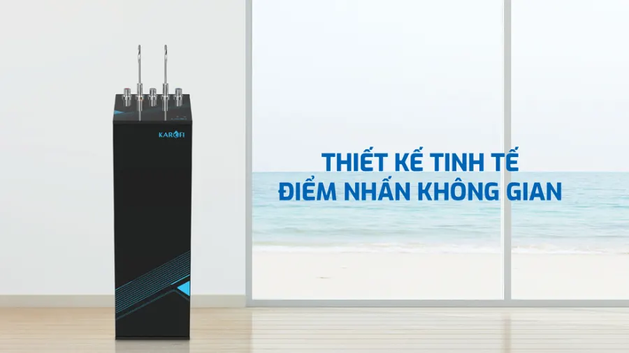 Thiết kế tinh tế - điểm nhấn không gian - Máy lọc nước nóng lạnh Karofi KAD-L68