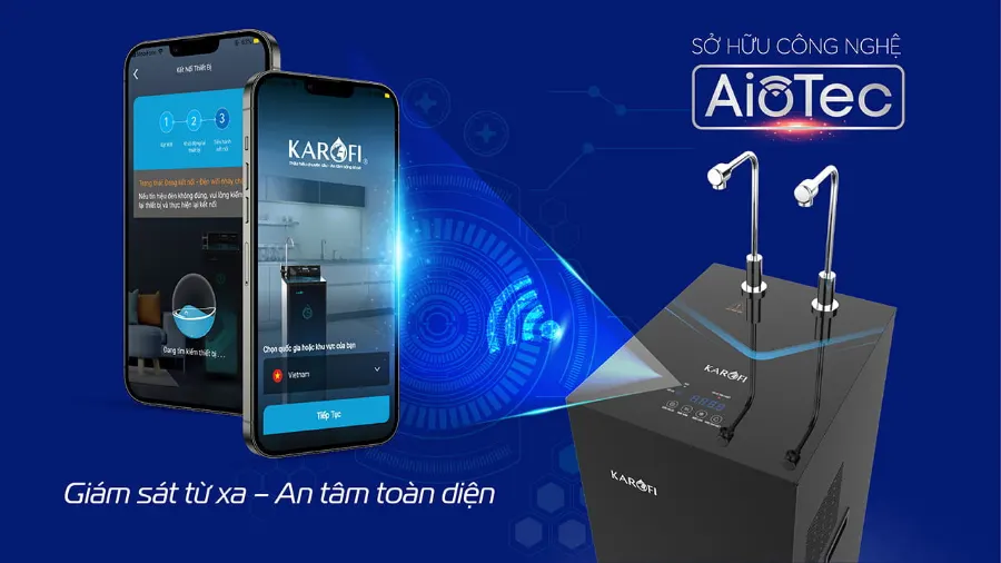 Máy lọc nước nóng lạnh Karofi KAD-N69 - hình ảnh thực tế 5