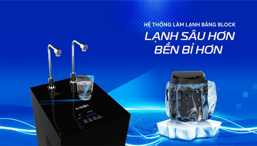 Máy lọc nước nóng lạnh Karofi KAD-N69 - hình ảnh thực tế 2