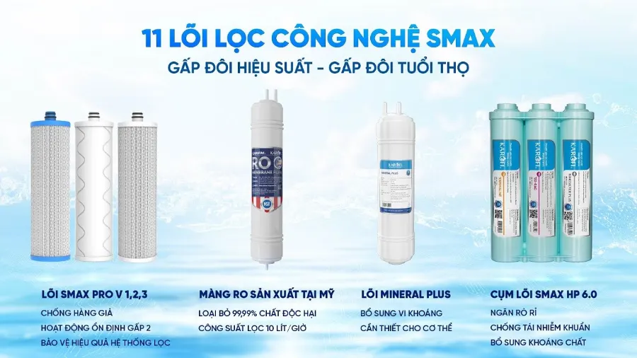 Máy lọc nước nóng lạnh Karofi KAD-X58 - hình ảnh thực tế 3