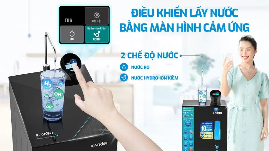 Máy lọc nước Hydro-ion kiềm Karofi KAE-S68 – kae s68 04