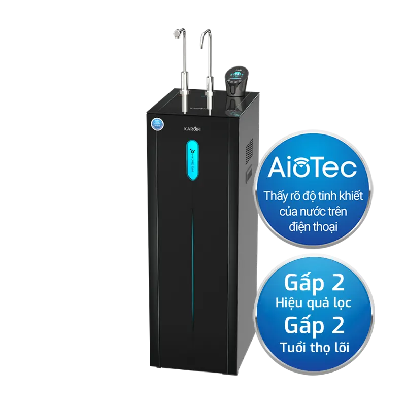 Máy lọc nước nóng lạnh Hydro-ion kiềm Karofi KAE-S85 Plus chính hãng