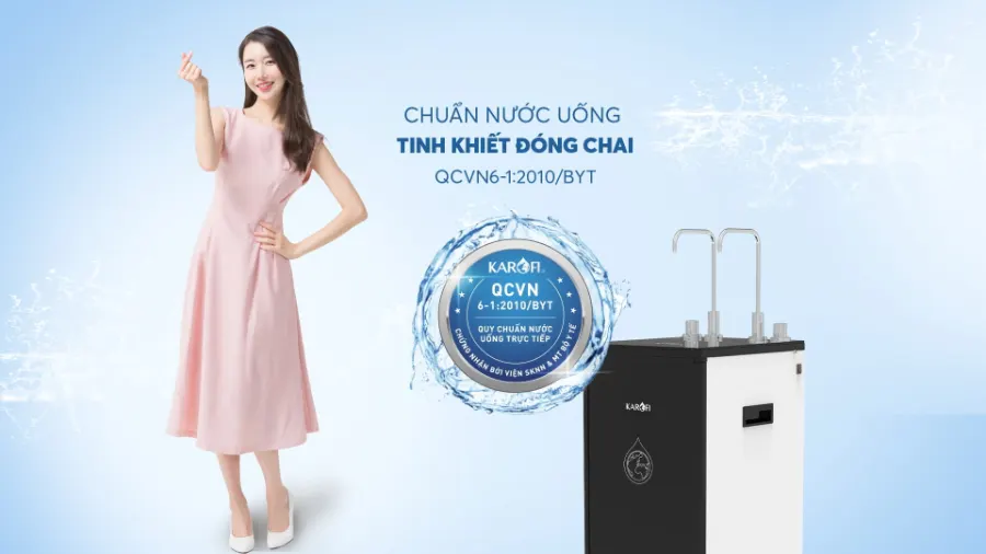 Máy lọc nước nóng nguội Karofi KAH-D10 - hình ảnh thực tế 5