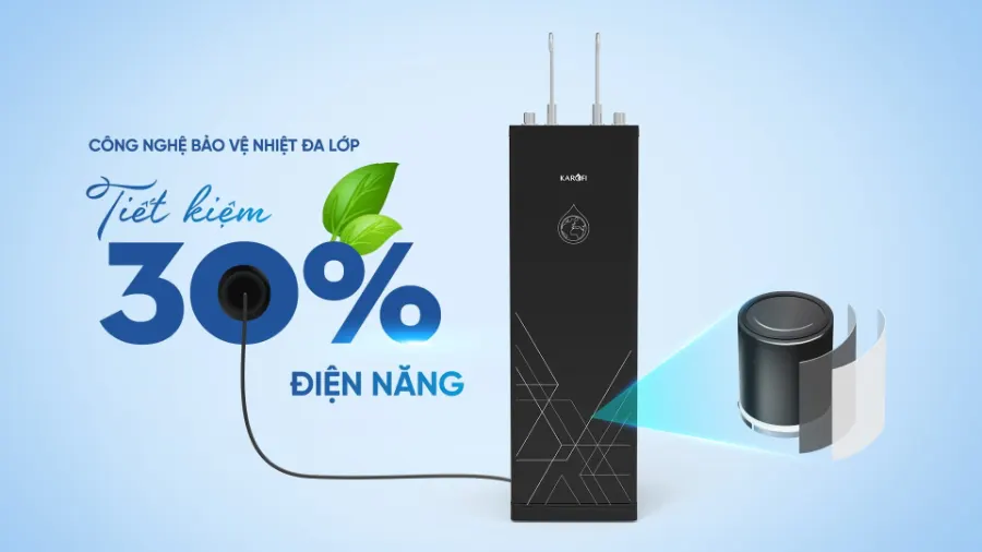 Máy lọc nước nóng nguội Karofi KAH-D10 - hình ảnh thực tế 2