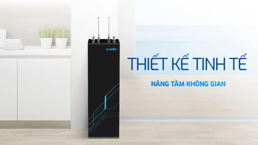 Thiết kế thời trang - tinh tế và tiện dụng - Máy lọc nước nóng nguội Karofi KAH-D18
