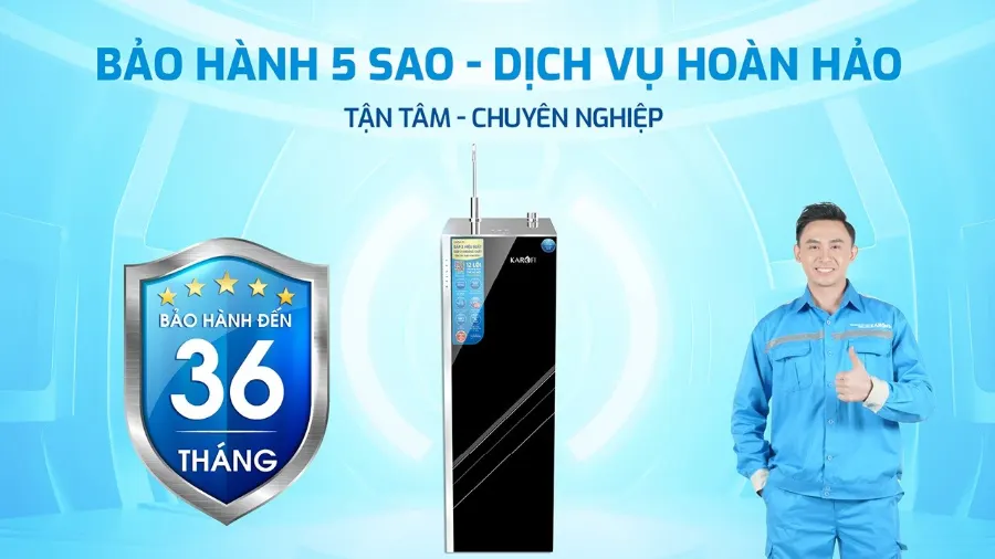 Bảo hành 36 tháng - hàng đầu trên thị trường - Máy lọc nước Karofi KAQ-L22