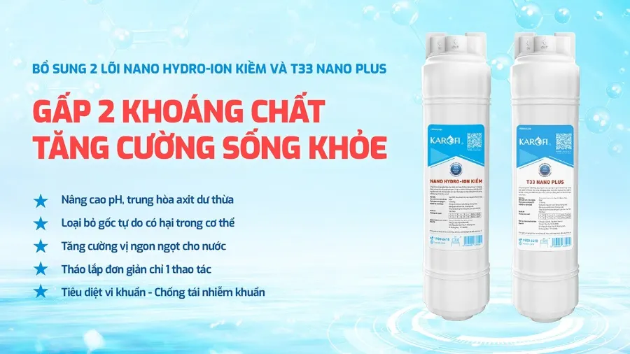 Máy lọc nước Karofi KAQ-M22 - hình ảnh thực tế 1
