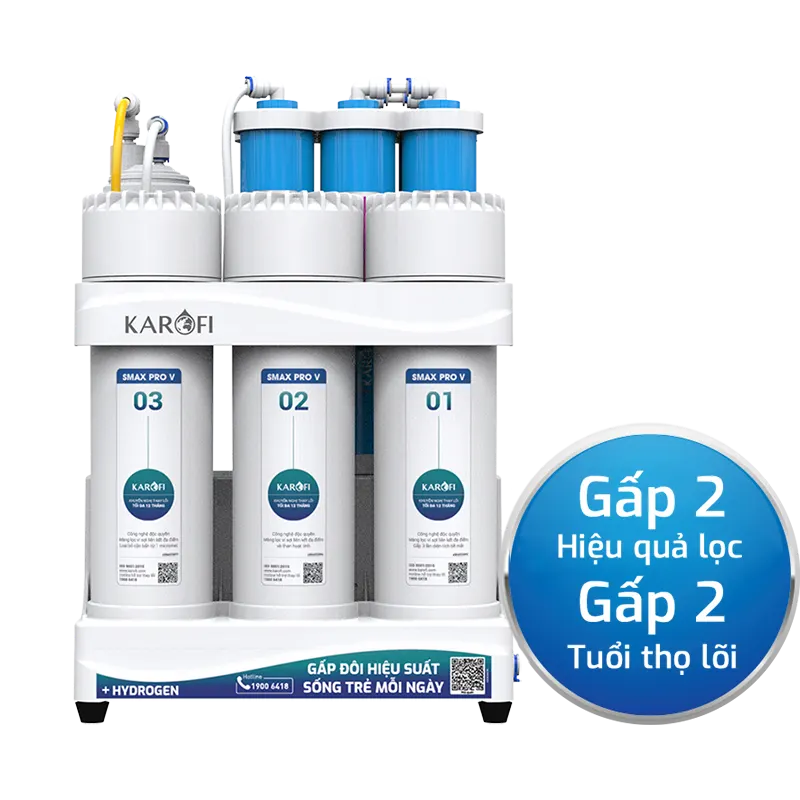Máy lọc nước Karofi KAQ-U03 Pro chính hãng