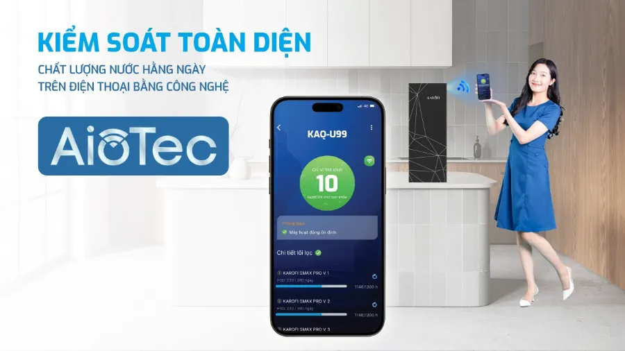 Máy lọc nước Karofi KAQ-U99 – kaq u99 2