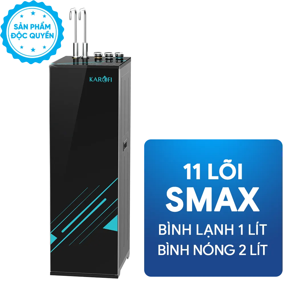Máy lọc nước nóng lạnh Karofi KAD-GA69 (SC) chính hãng