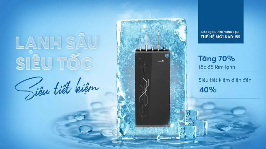 Máy lọc nước nóng lạnh Karofi KAD-I55 – karofi kad i55 sieu tiet kiem