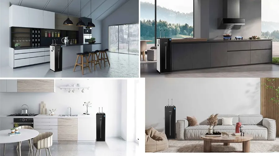 Máy lọc nước nóng lạnh Karofi KAD-L56 - hình ảnh thực tế 1
