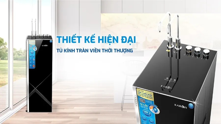 Máy lọc nước nóng lạnh Karofi KAD-M85 – karofi kad m85 thiet ke hien dai