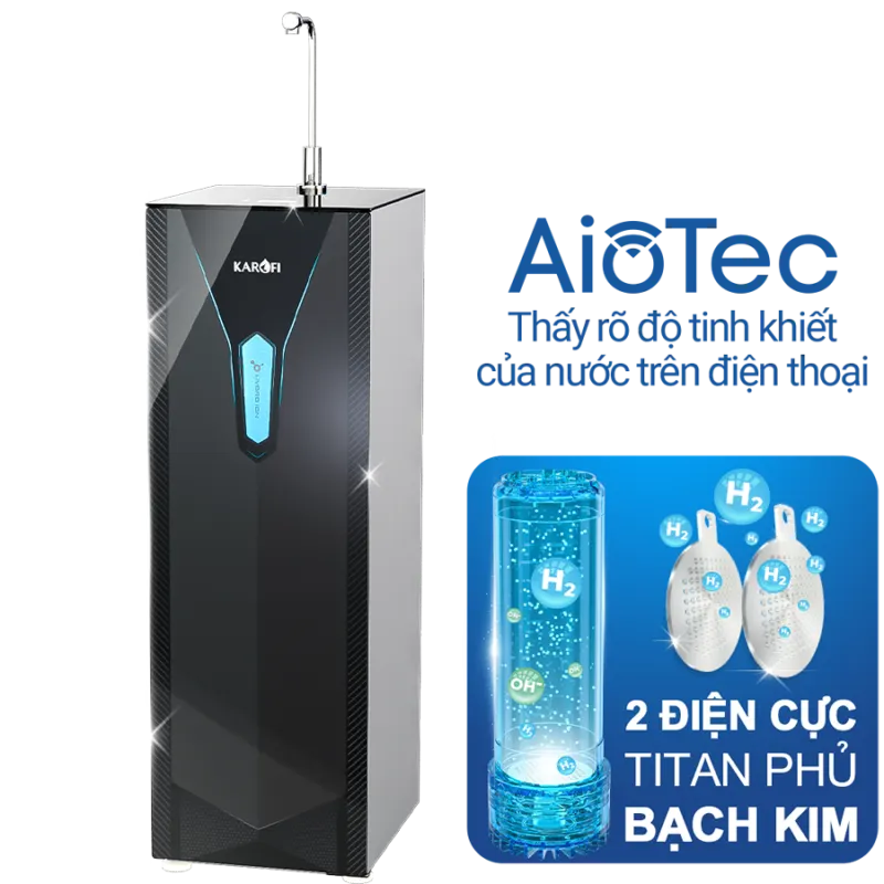 Máy lọc nước Hydro-ion kiềm Karofi KAE-S65 chính hãng